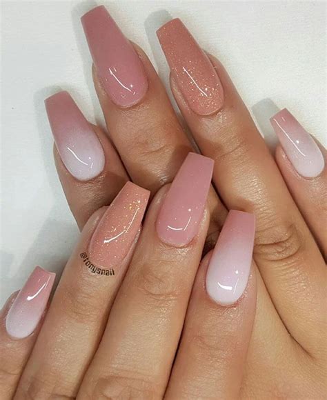 coffin neutral nail designs|43 Beautiful Nail Art Designs for Coffin Nails